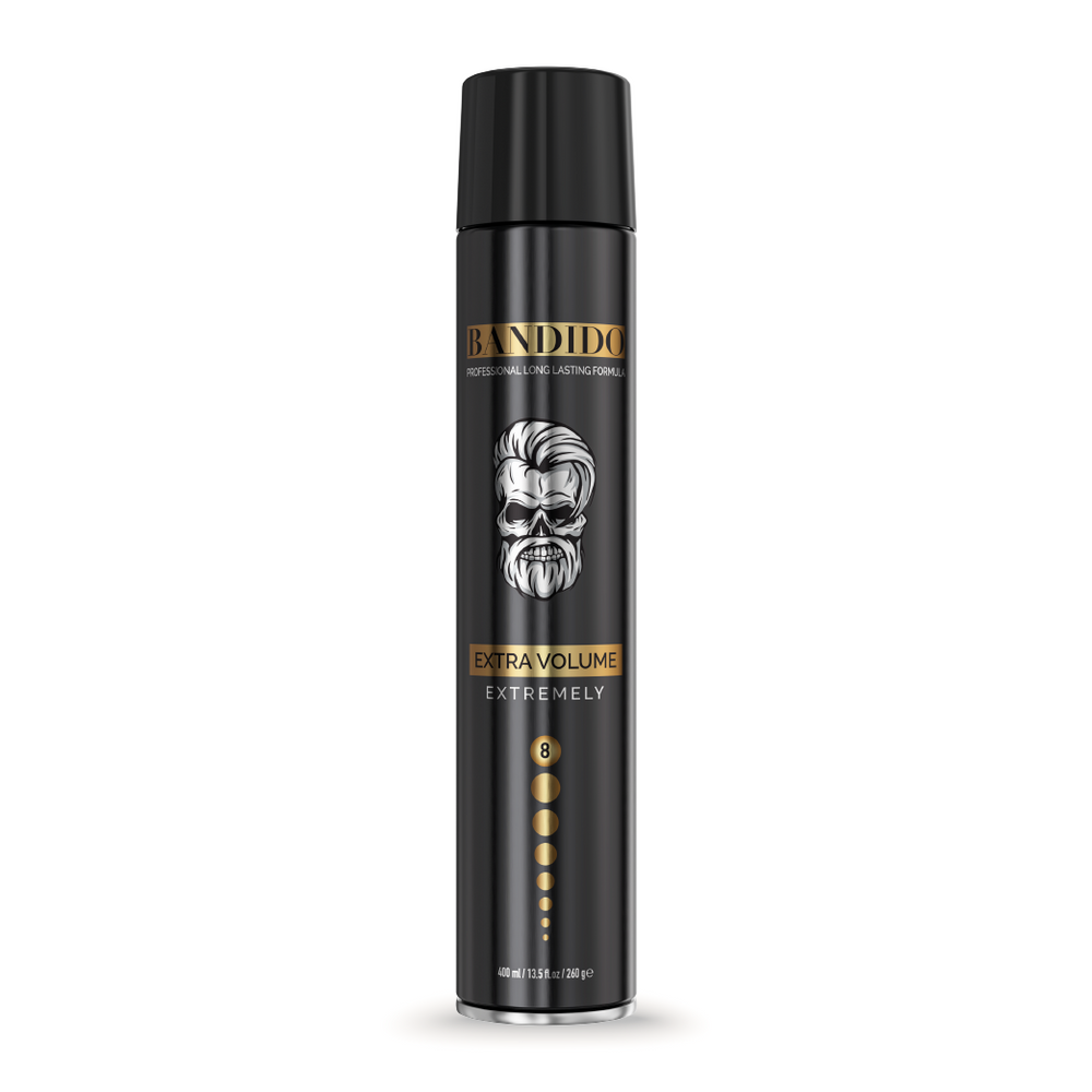 HAIR SPRAY EXTRA VOLUM EXTREMELY 400 ML BLACK