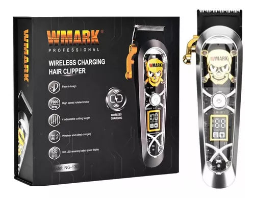 Wireless Charging hair clipper modelo NG 130 variedad