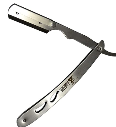 CS102 CLASSIC SAMURAI METAL STRAIGHT RAZOR