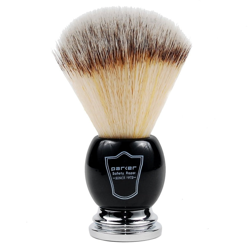 Parker BLACK CHROME SINTHETIC BRISTLE BRUSH