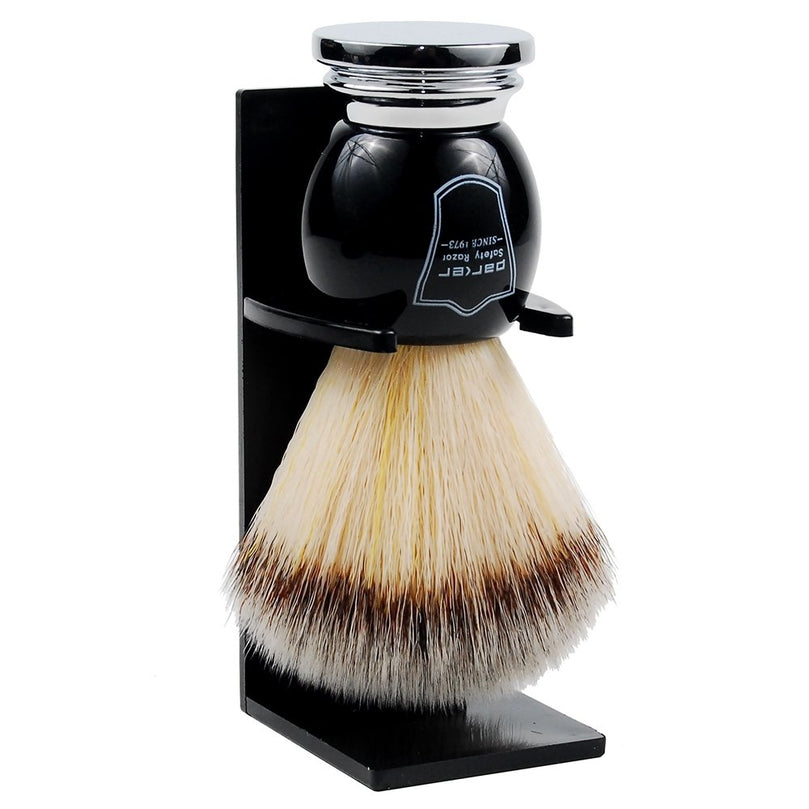 Parker BLACK CHROME SINTHETIC BRISTLE BRUSH