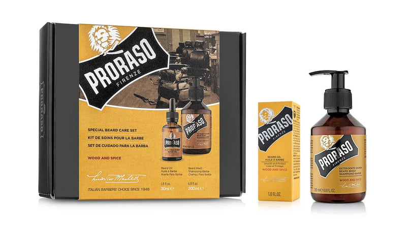PRORASO BEARD DUO WOOD & SPICE