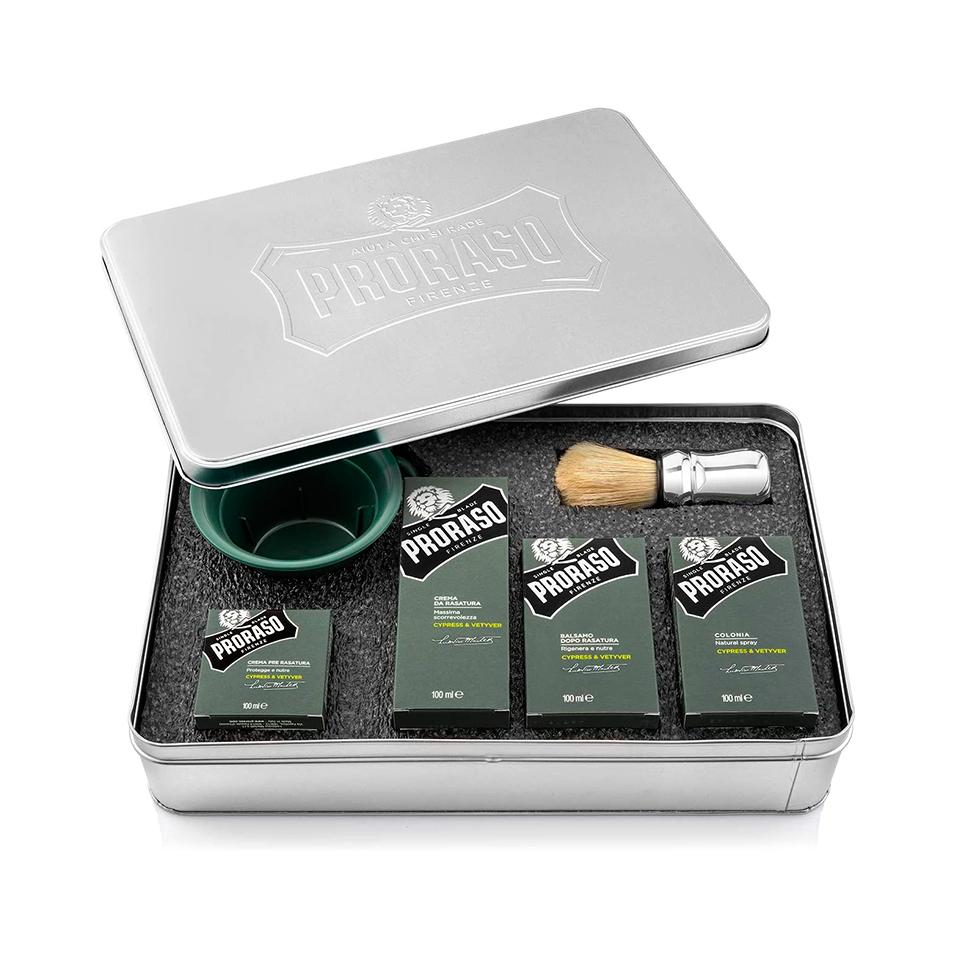 SHAVING KIT CYPRESS VETYVER 6 PIEZAS