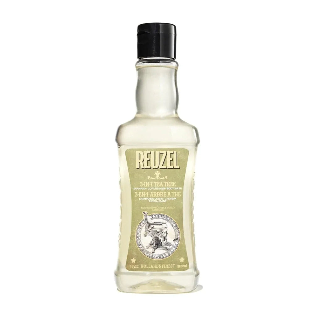 REUZEL 3 IN 1 TEA TREE SHAMPOO 350ML