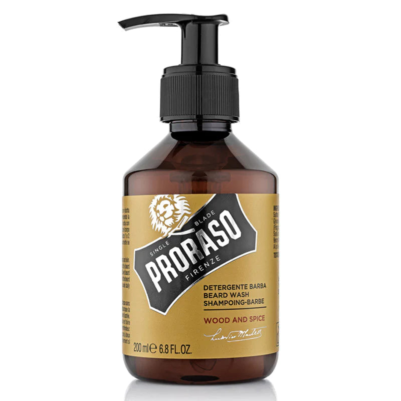 PRORASO BEARD WASH WOOD & SPICE 200ML