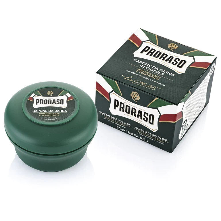 PRORASO EUCALYPTUS & MENTHOL REFRESH SHAVING SOAP 150ML
