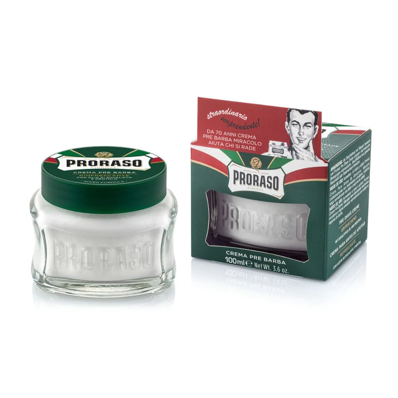 PRORASO EUCALYPTUS & MENTHOL REFRESH PRE-SHAVE CREAM 100ML