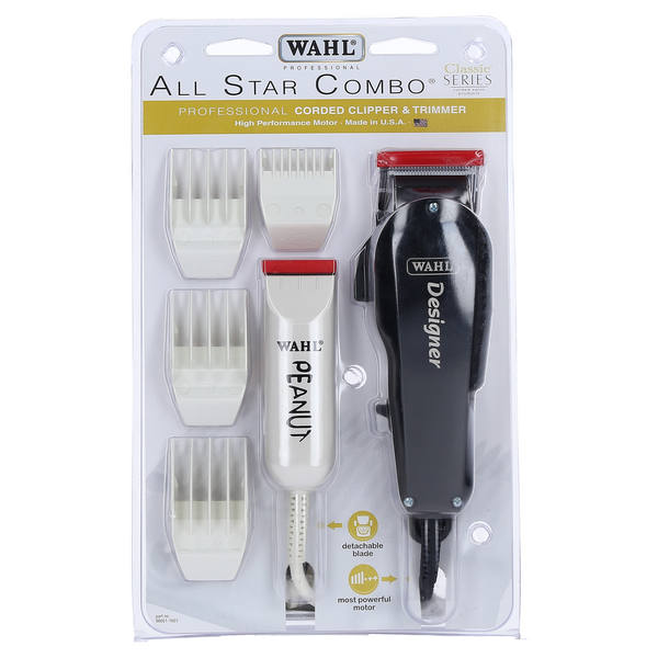 COMBO WAHL DESIGNER PEANUT ALL STAR