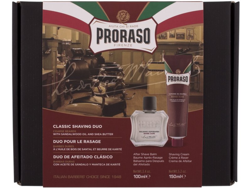 Proraso Duo Pack Moisturising Balsamo y Crema