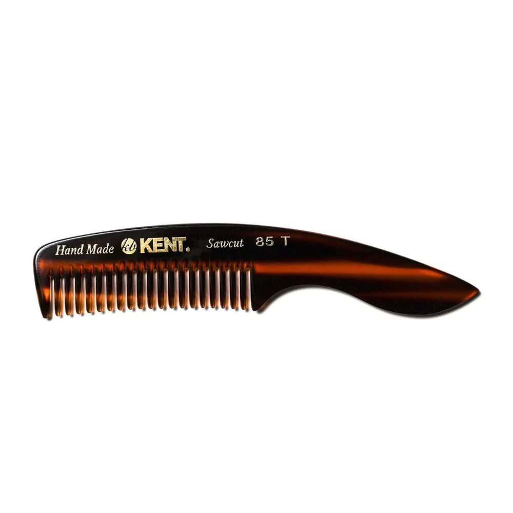 KENT A 85T Swept Tail Beard Moustache Comb