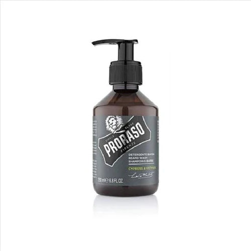 PRORASO BEARD WASH CYPRESS VETYVER 200ml