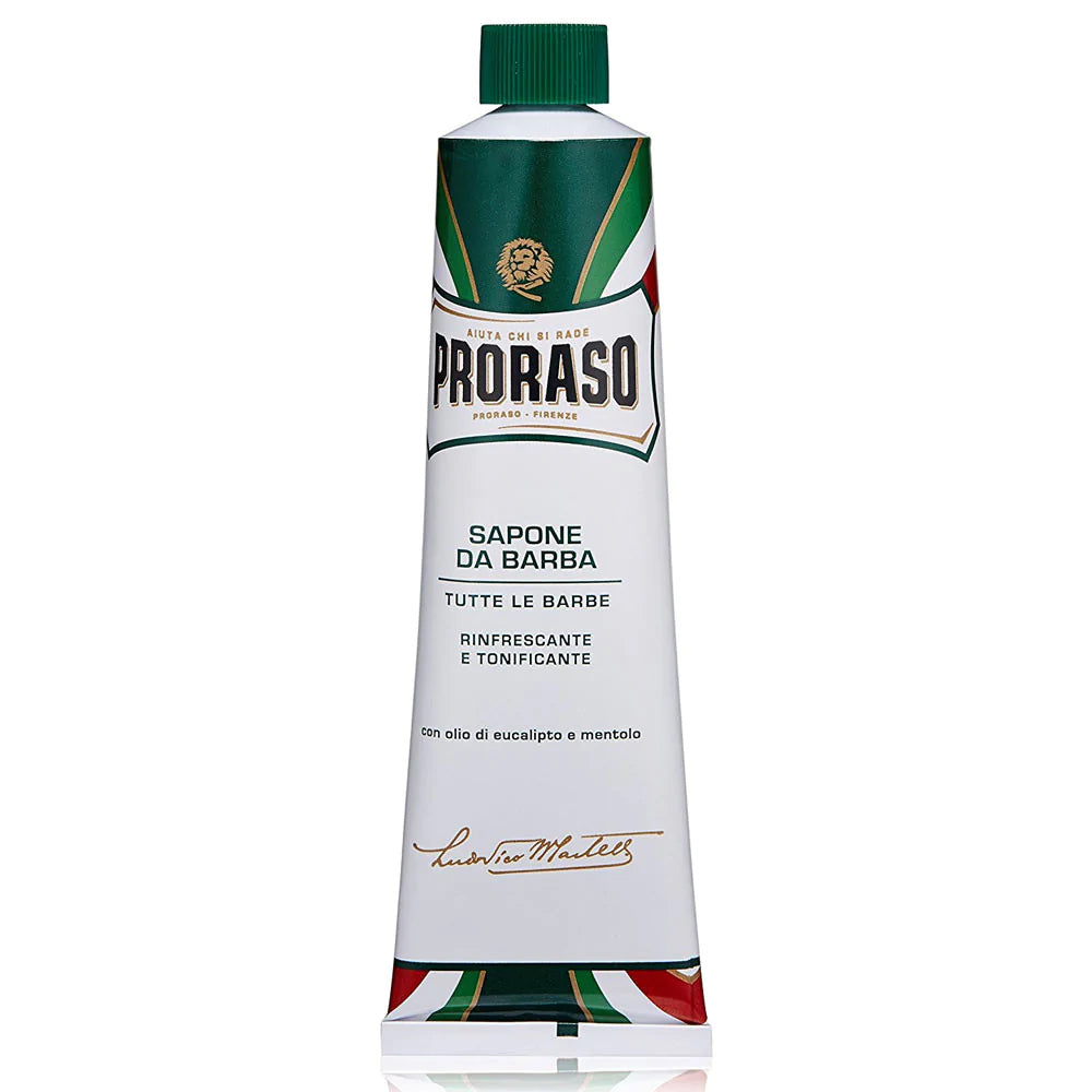 PRORASO EUCALYPTUS & MENTHOL REFRESH SHAVING CREAM TUBE 150ML