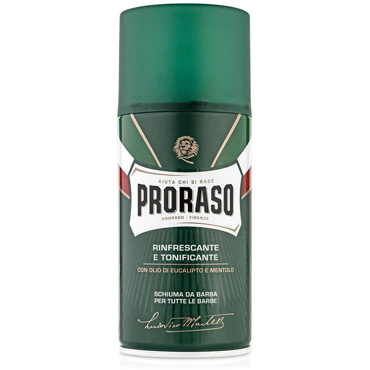 PRORASO EUCALYPTUS & MENTHOL REFRESH SHAVING FOAM 300ML