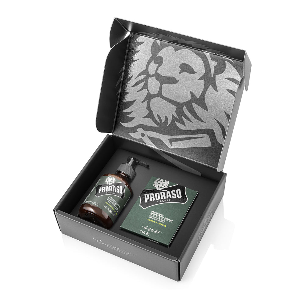 PRORASO Duo Pack Cypress y Vetyver Balsamo y Shampoo