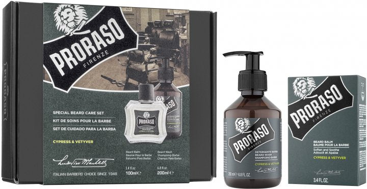 PRORASO Duo Pack Cypress y Vetyver Balsamo y Shampoo