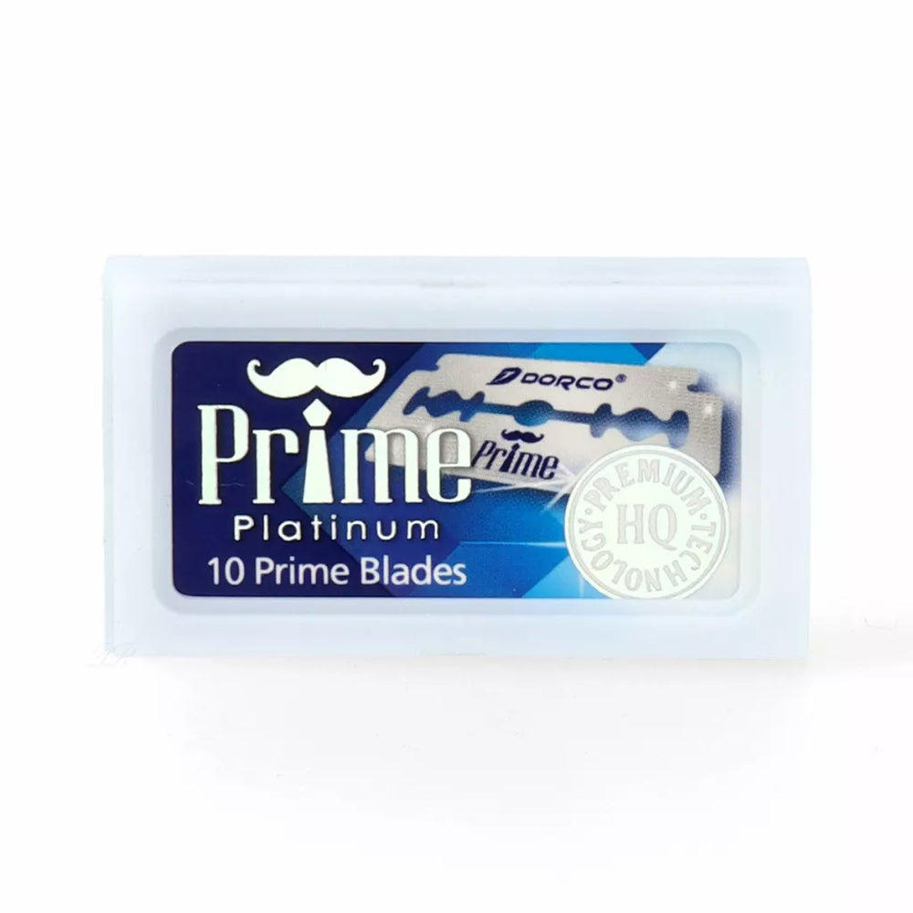 Dorco Prime Blade Platinum Double Edge Razor Blades 10 pieces