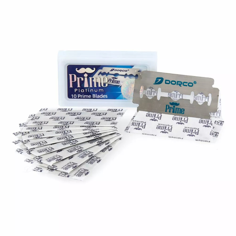 Dorco Prime Blade Platinum Double Edge Razor Blades 10 pieces